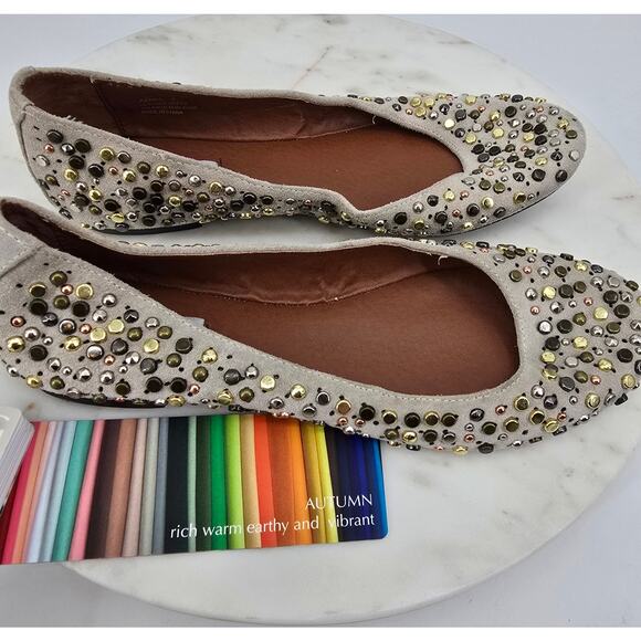 Steve Madden Edgy Boho Chic Kendaa Studded Flats Size 8 - Picture 8 of 8